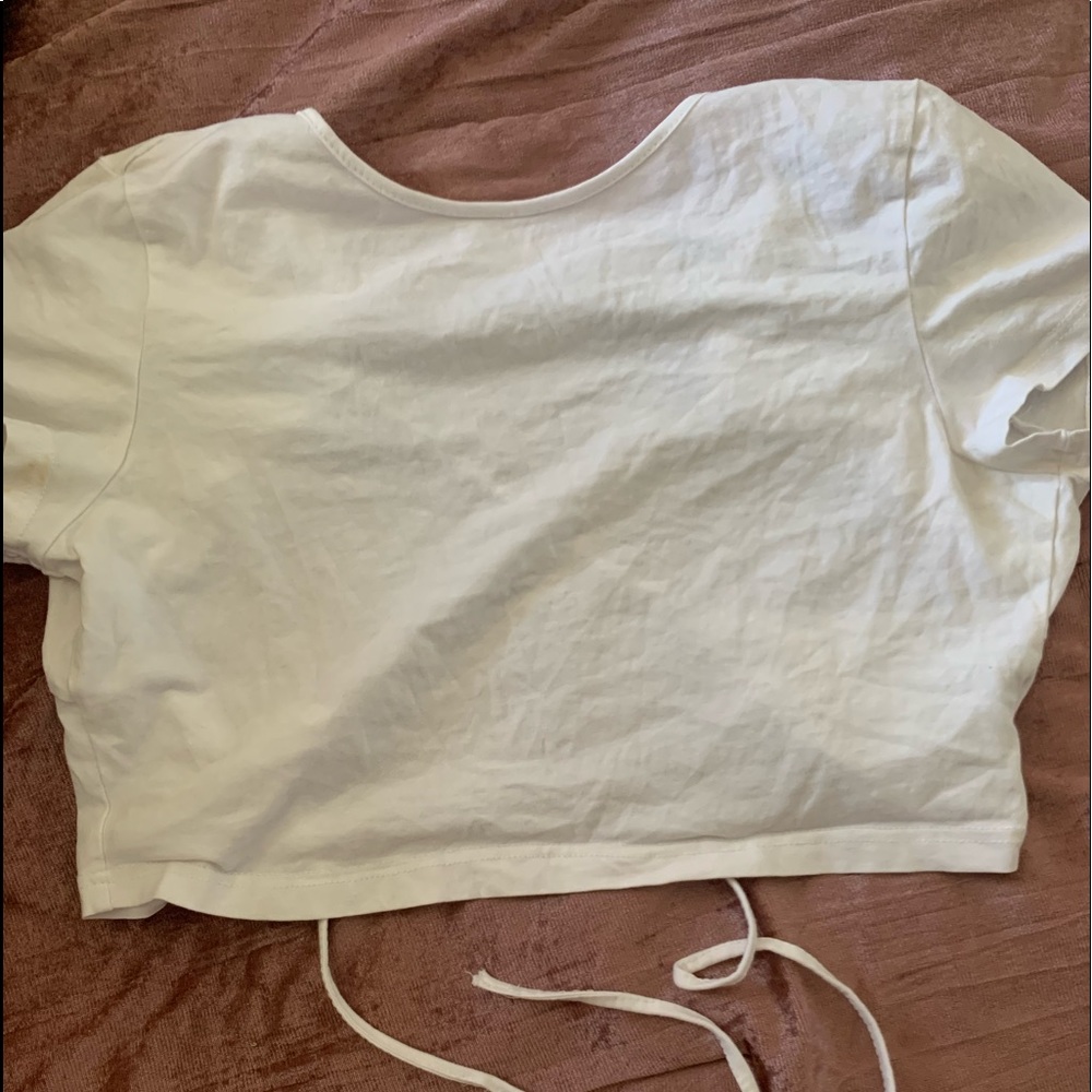 Cropped Backless Shirts